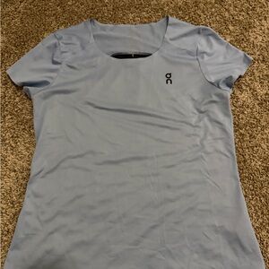 Women's Light Blue Athletic Top